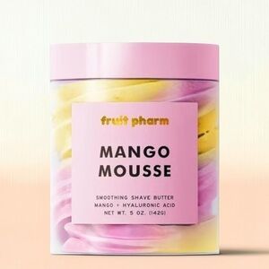Mango Mousse Smoothing Shave Butter - Pink and Yellow